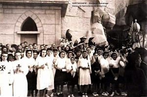 Mostaganem - Grotte du patronage - Retour de N.D.de Santa-Cruz
